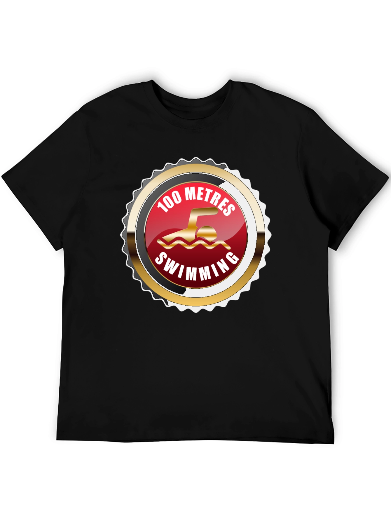 100 Metres Swimming T-Shirt
