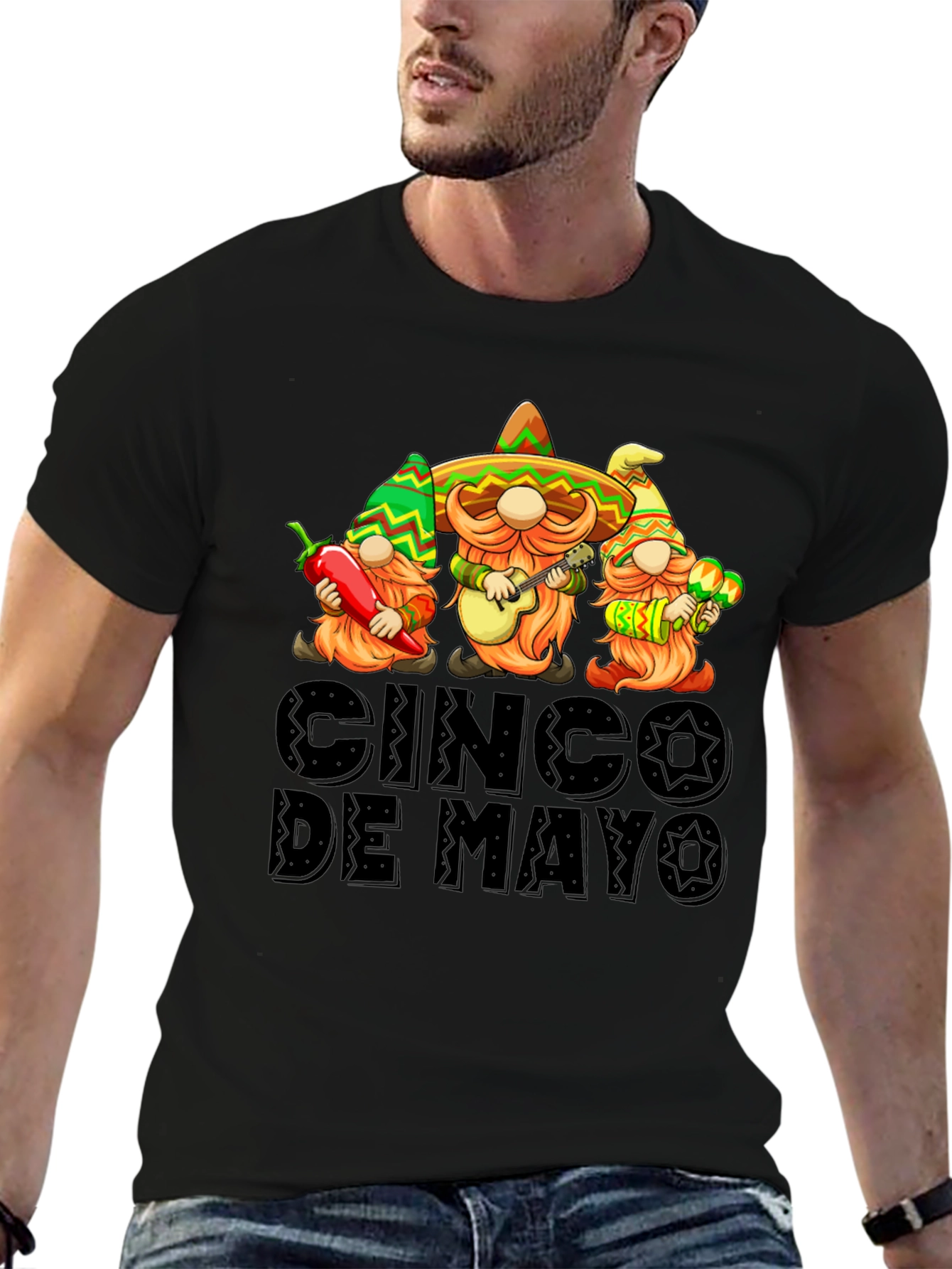 Cinco De Mayo Gnomes Graphic Tee