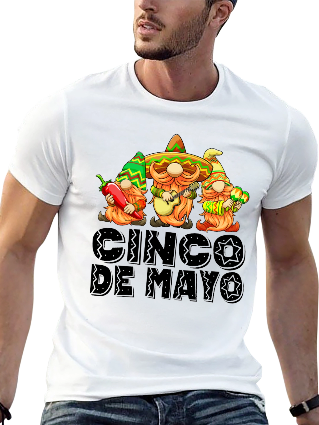 Cinco De Mayo Gnomes Graphic Tee