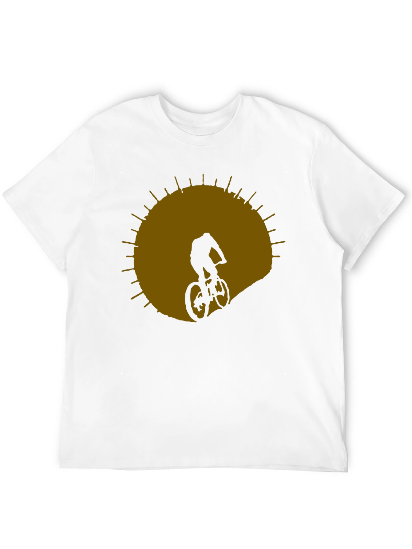 Mountain Bike Silhouette Graphic T-Shirt
