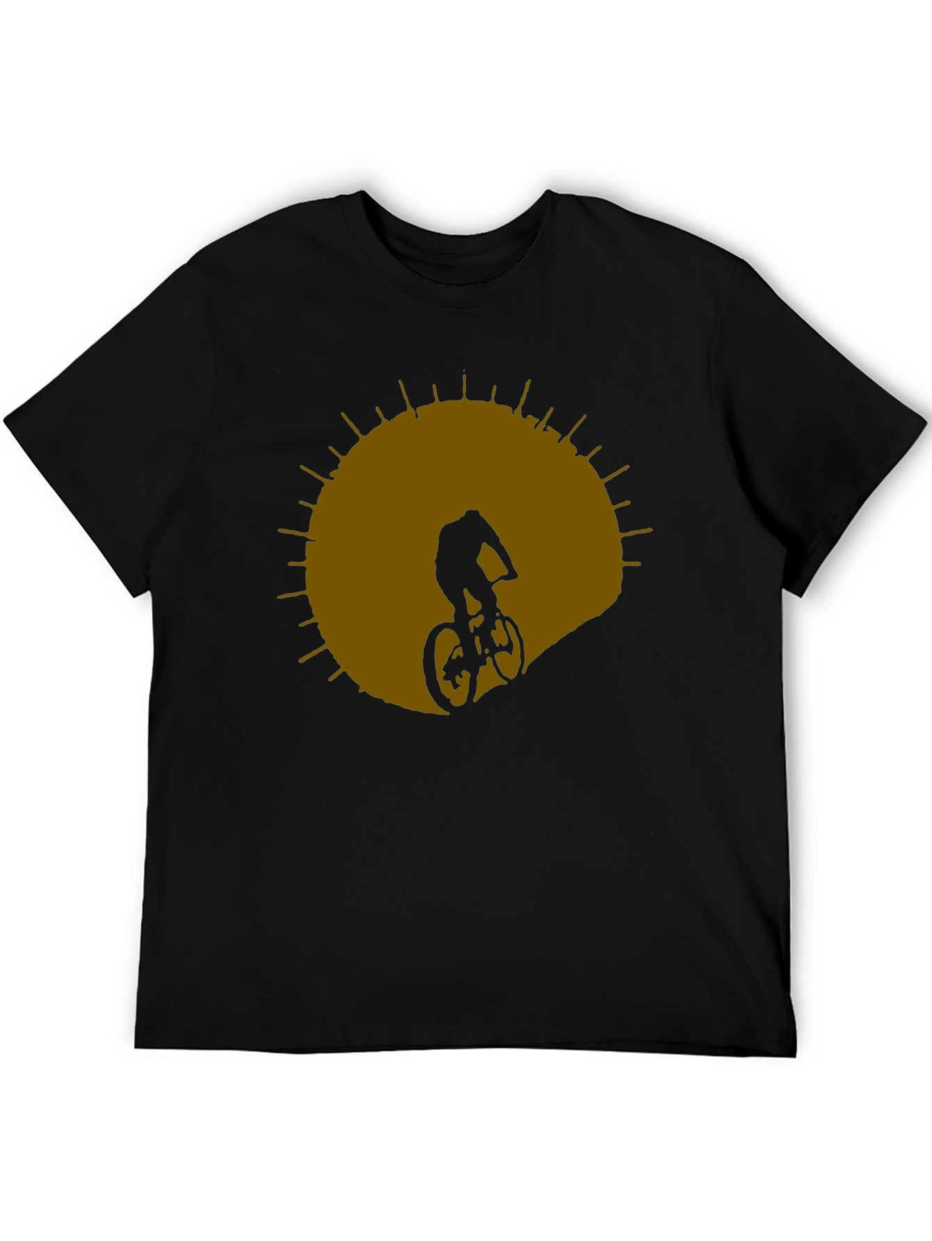 Mountain Bike Silhouette Graphic T-Shirt
