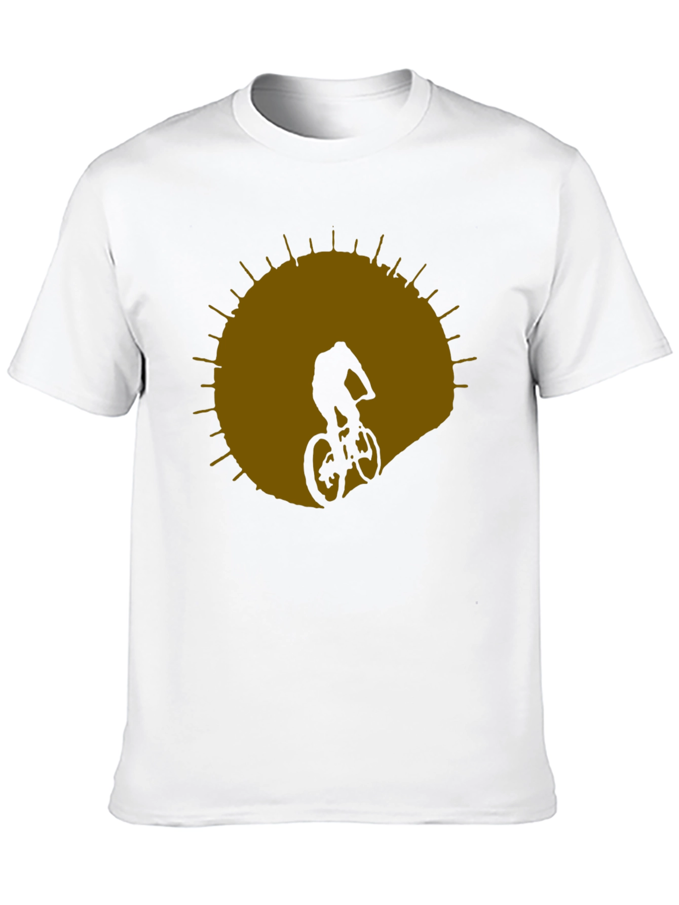 Mountain Bike Silhouette Graphic T-Shirt