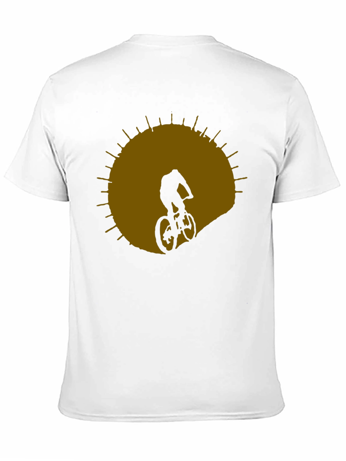 Mountain Bike Silhouette Graphic T-Shirt