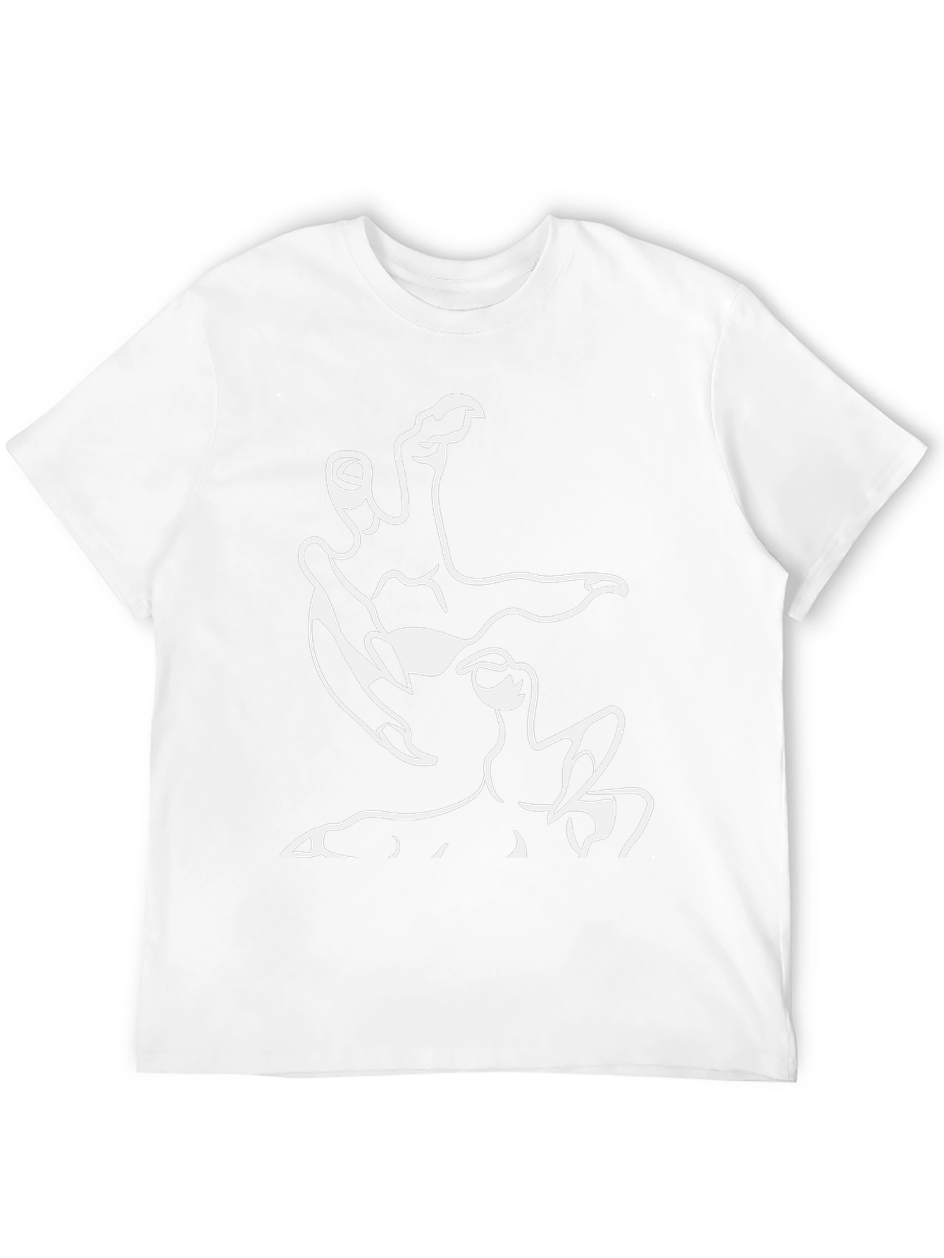 Graphic Print Black T-Shirt