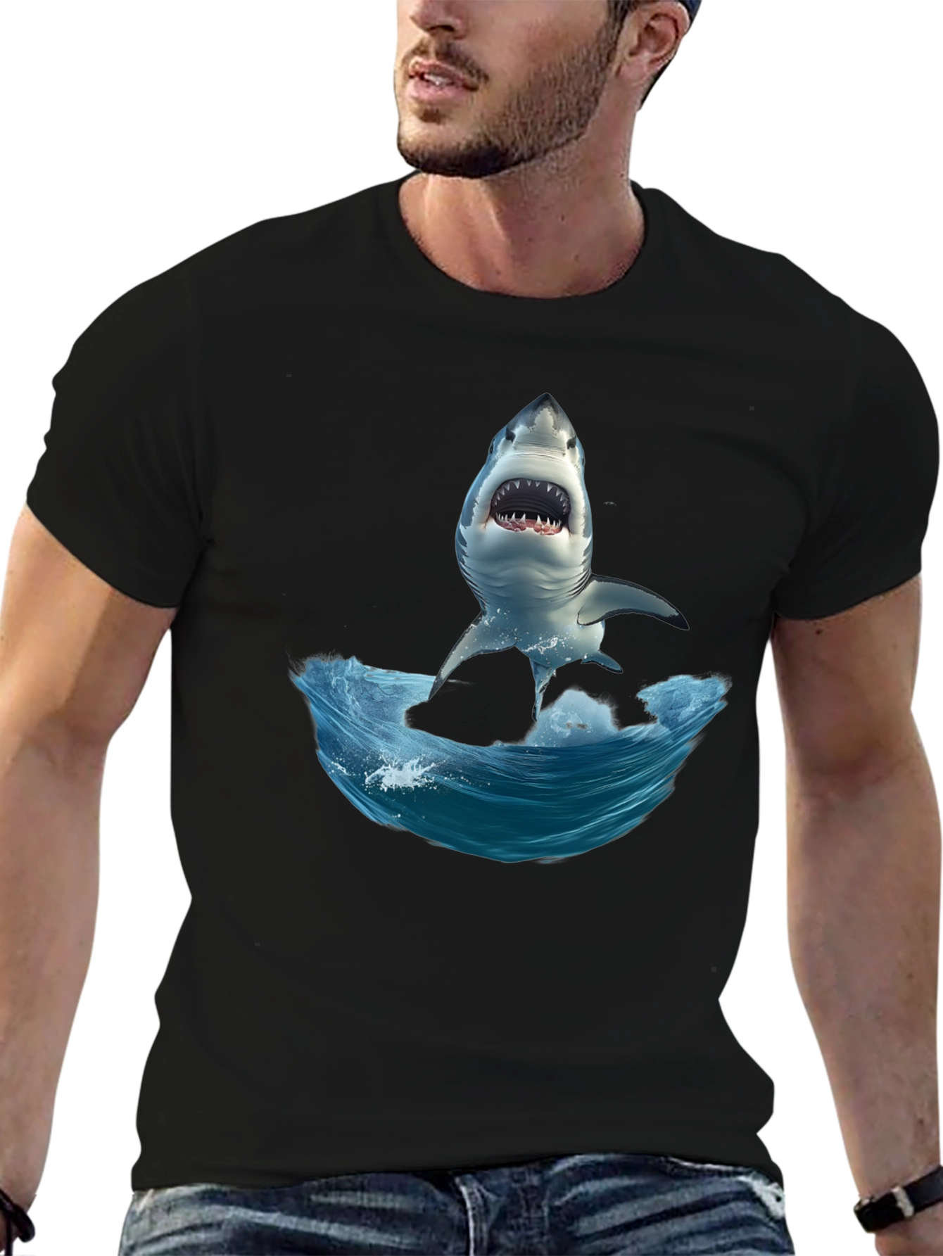 Shark Attack T-Shirt - Graphic Tee