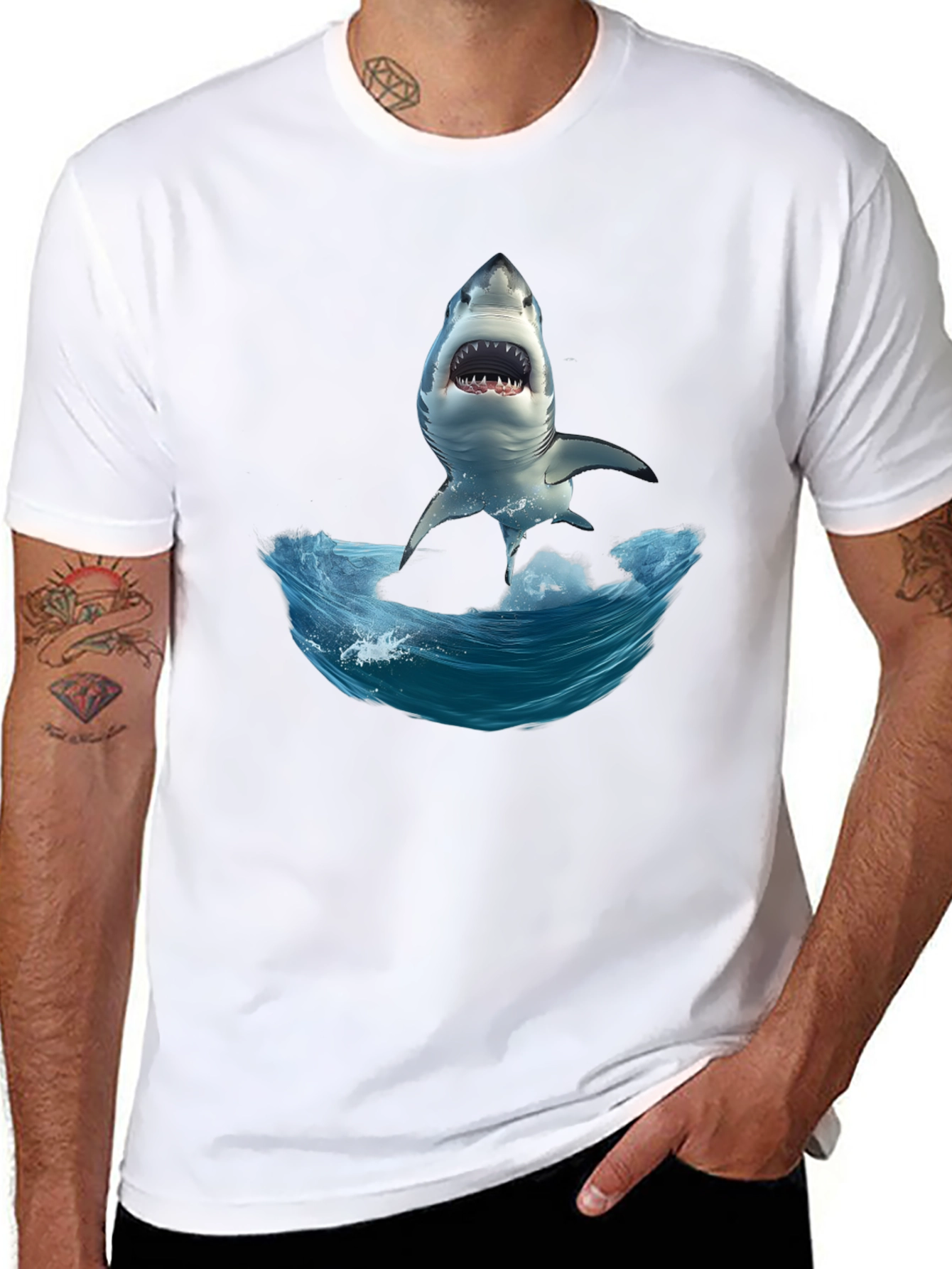 Shark Attack T-Shirt - Graphic Tee