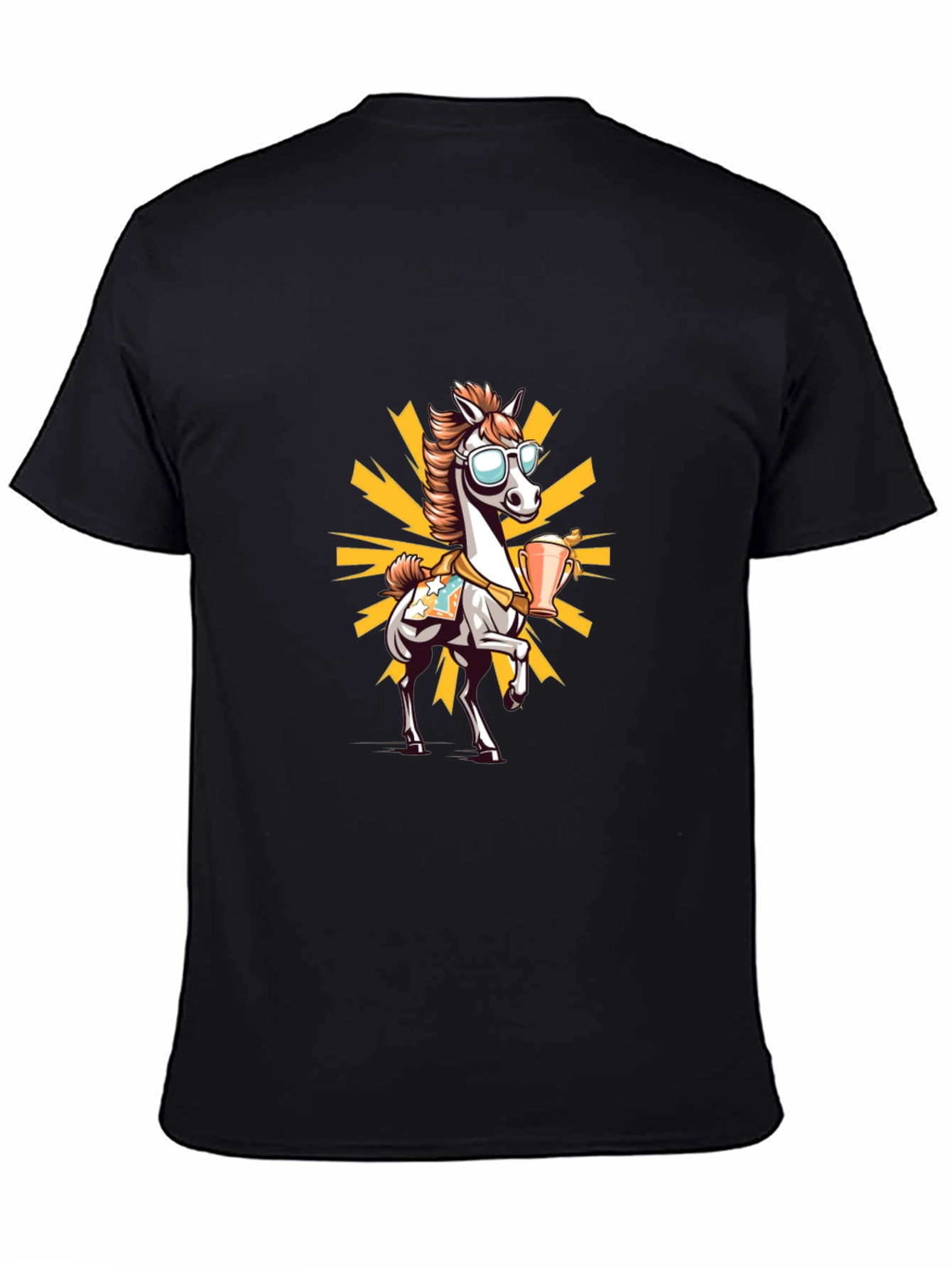 Cool Horse Cartoon T-Shirt