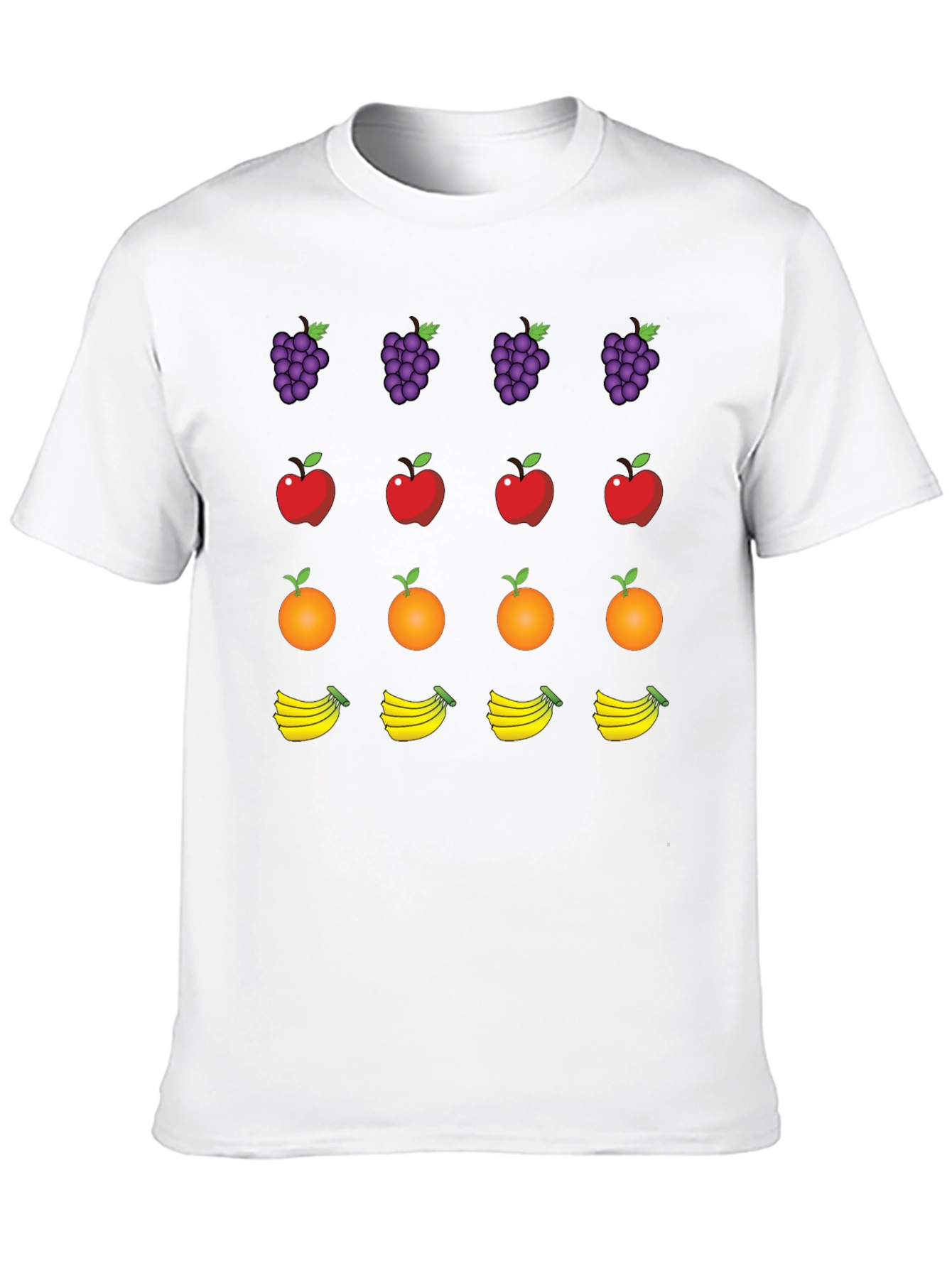 Fruit Emoji T-Shirt - Fun and Fruity Design