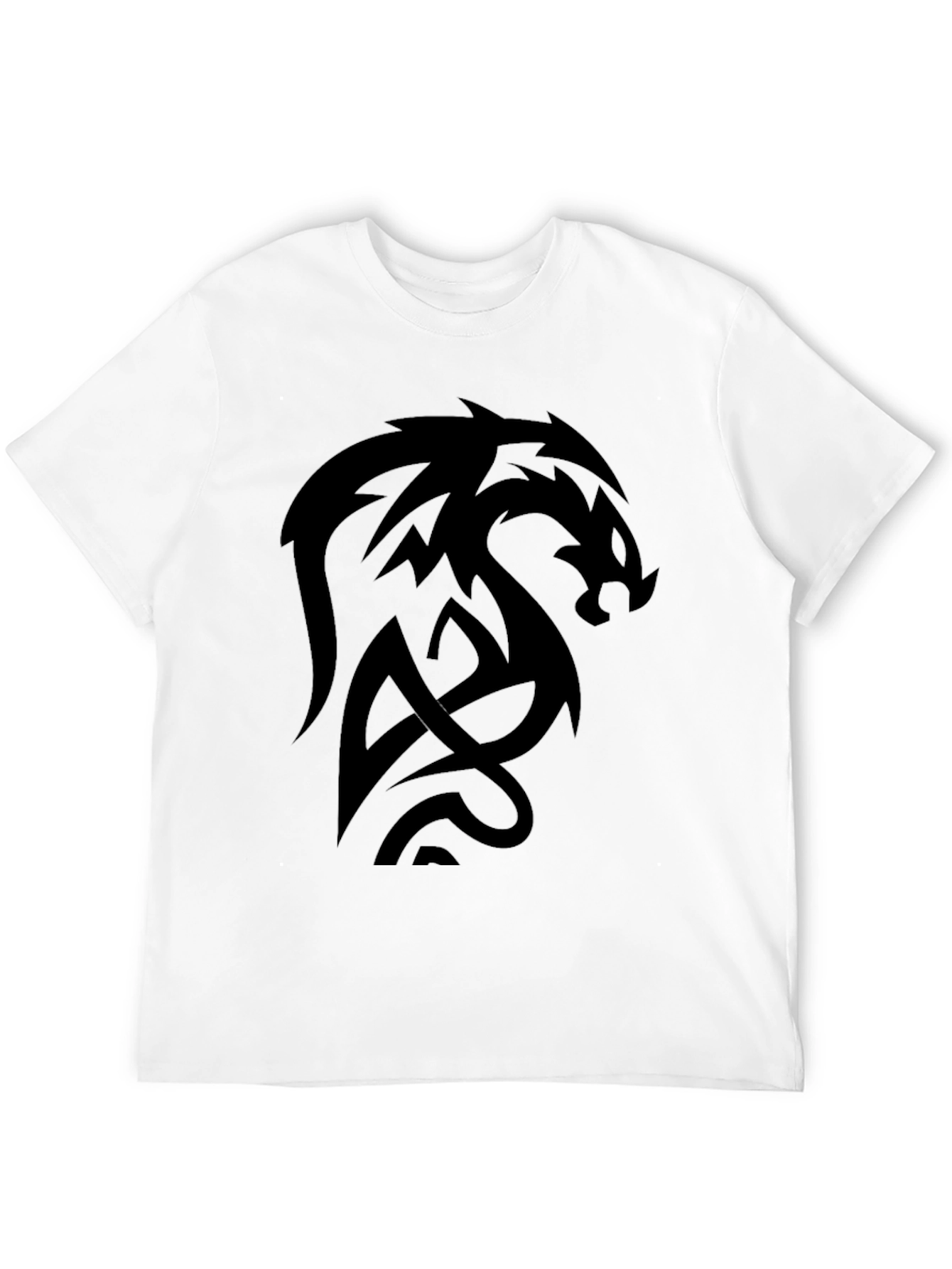 Black Dragon Graphic Tee - Mens Casual Shirt