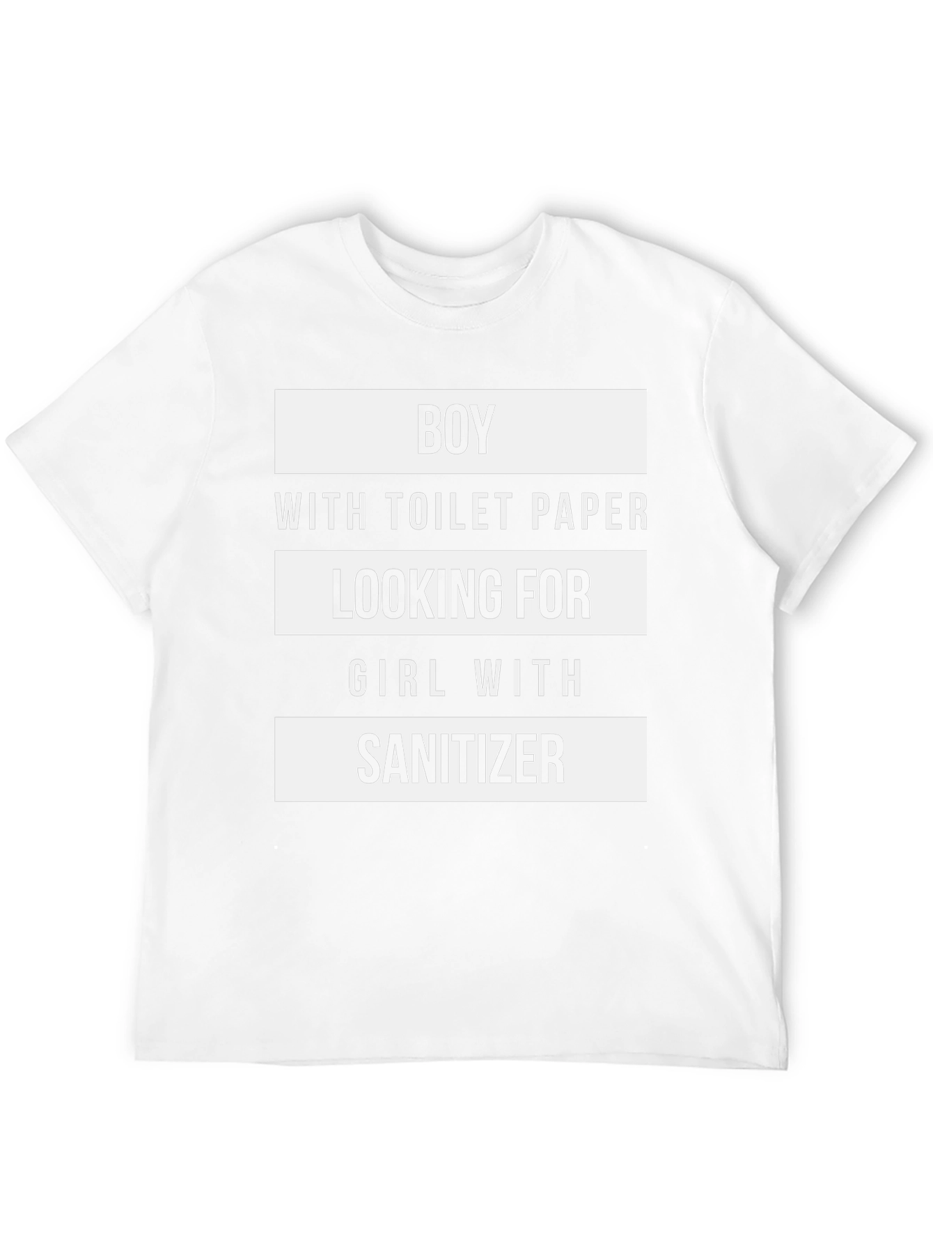 Humorous Boy with Toilet Paper Graphic Tee