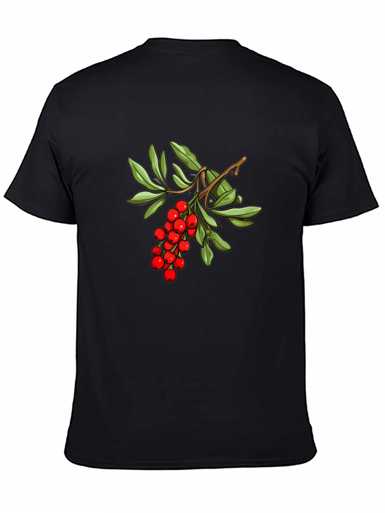 Berry Branch Graphic Tee - Stylish Casual Wear