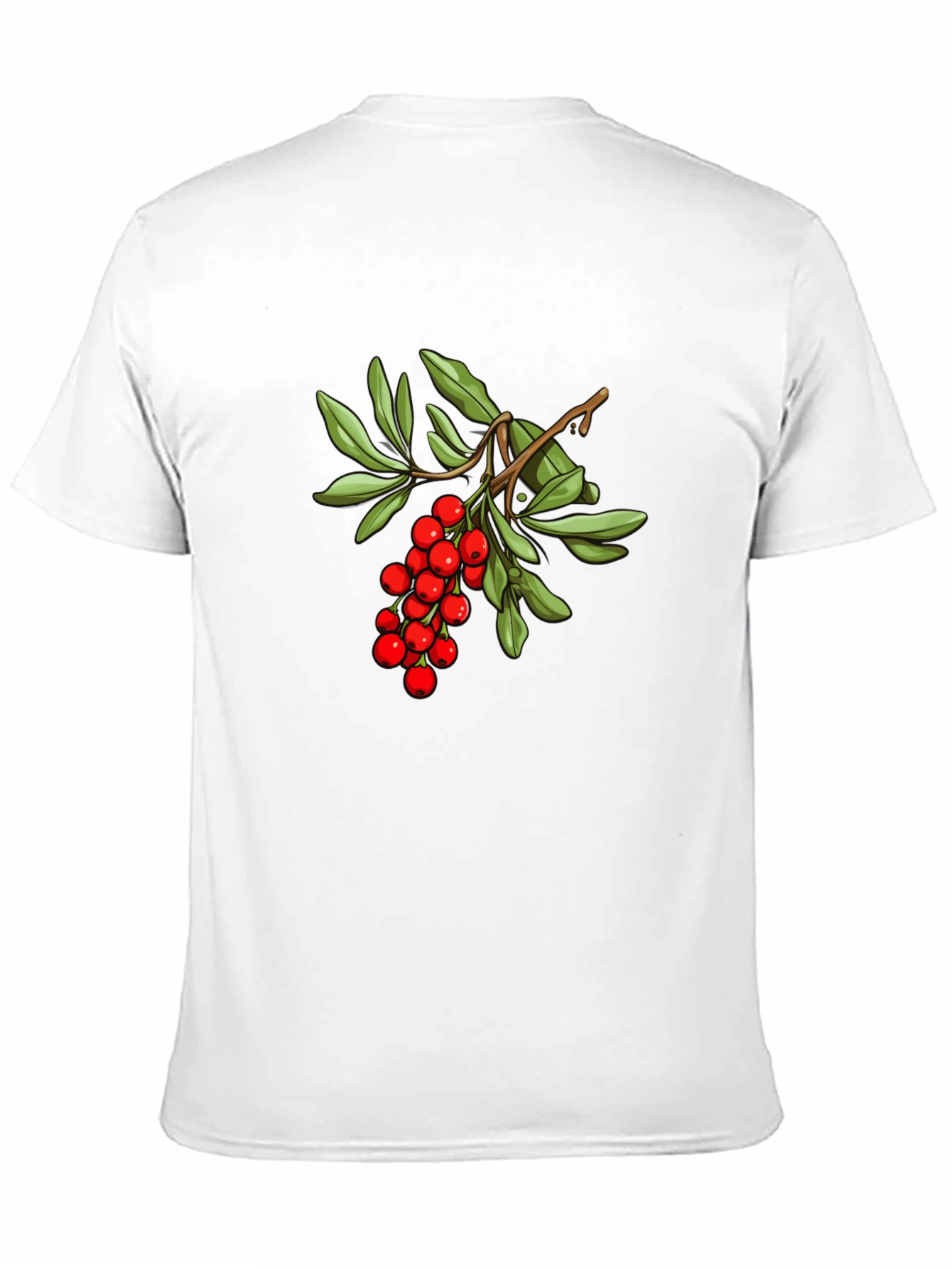 Berry Branch Graphic Tee - Stylish Casual Wear