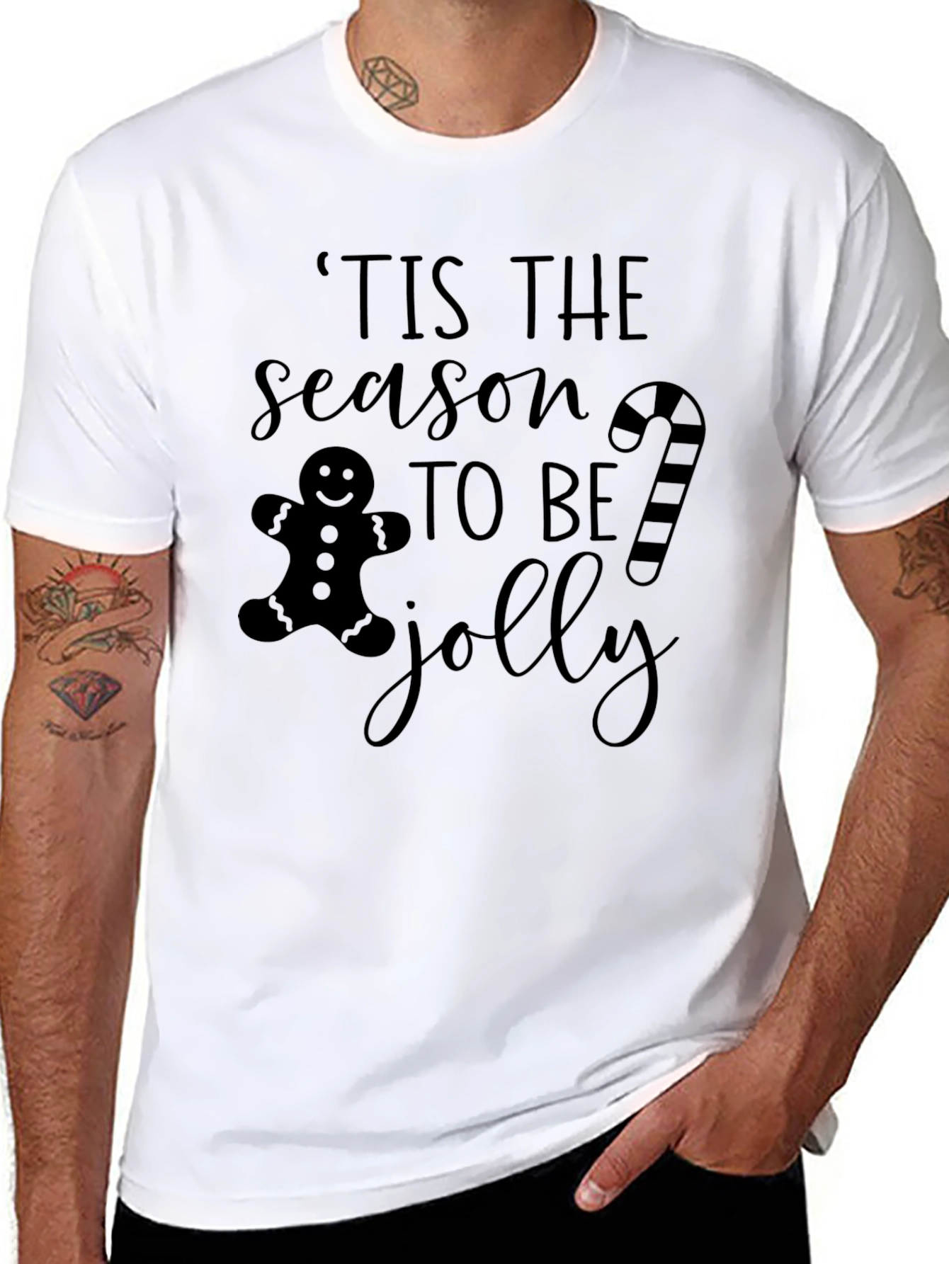 Tis the Season Jolly Holiday Tee
