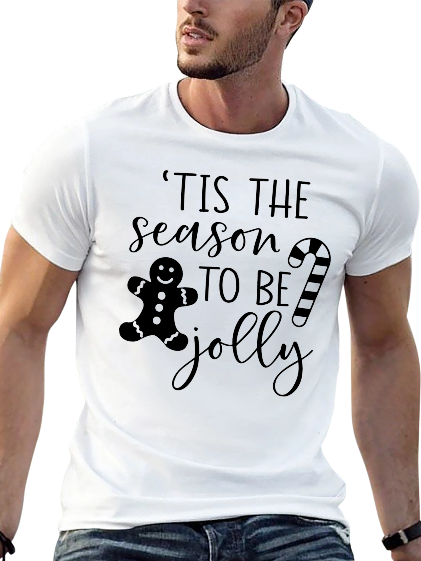 Tis the Season Jolly Holiday Tee