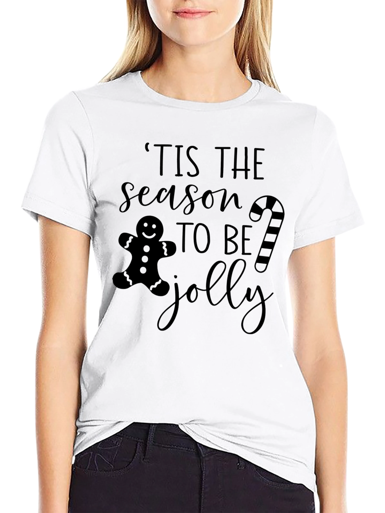 Tis the Season Jolly Holiday Tee