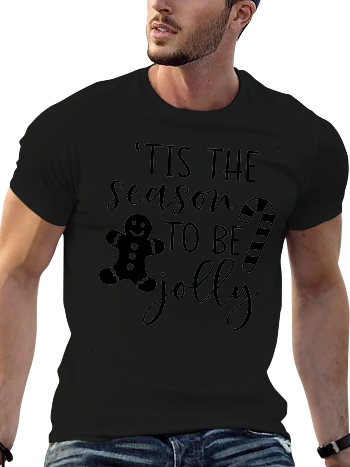 Tis the Season Jolly Holiday Tee