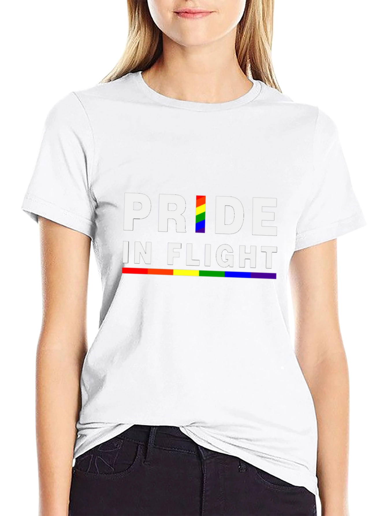 Pride in Flight Graphic T-Shirt - Black