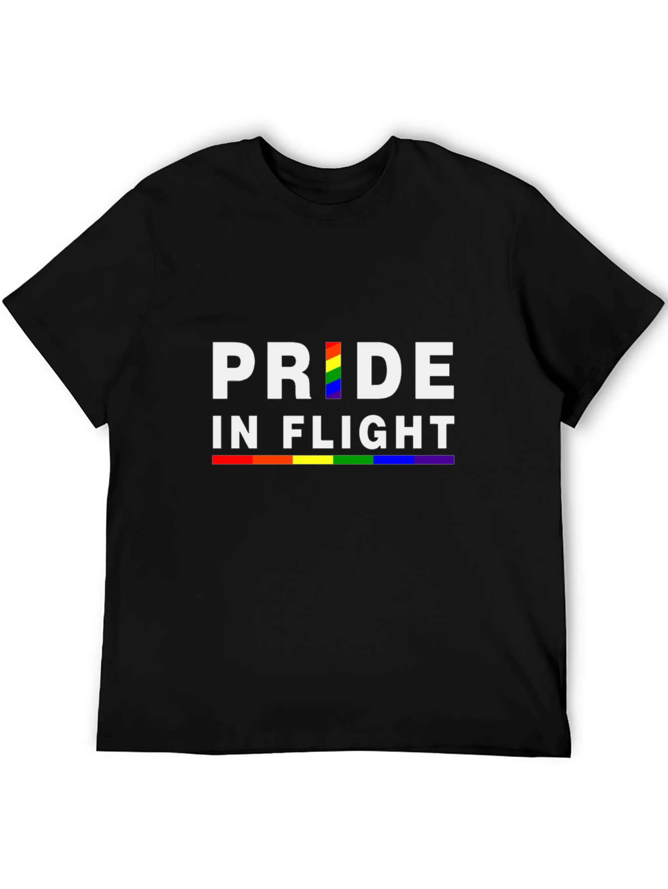 Pride in Flight Graphic T-Shirt - Black