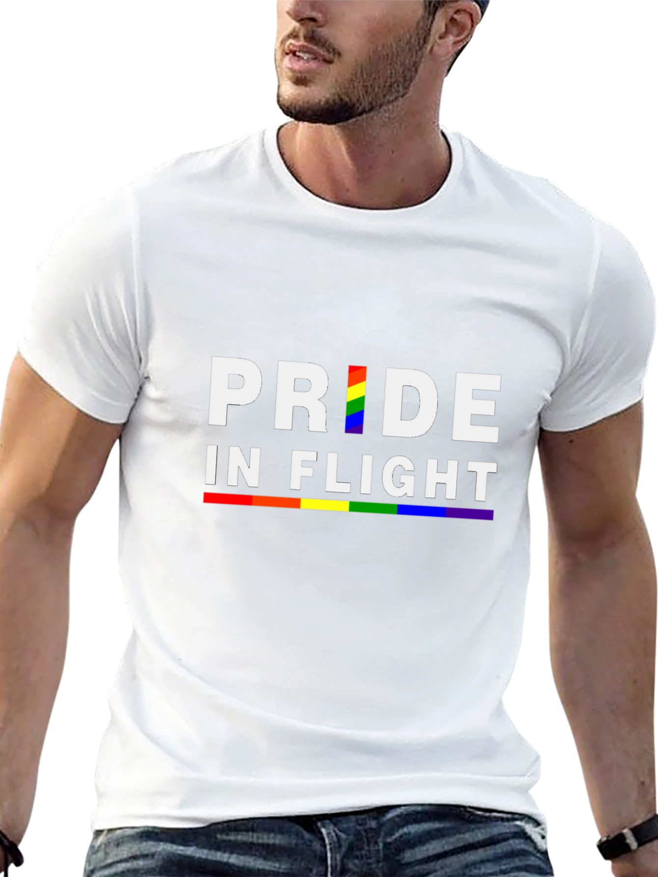 Pride in Flight Graphic T-Shirt - Black