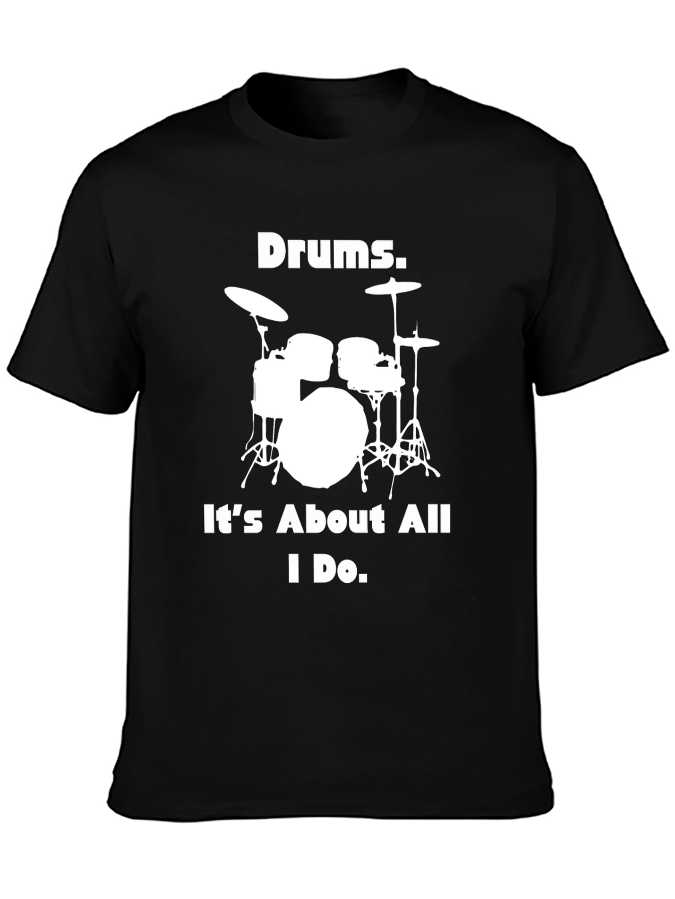 Drums T-Shirt - Musician Graphic Tee