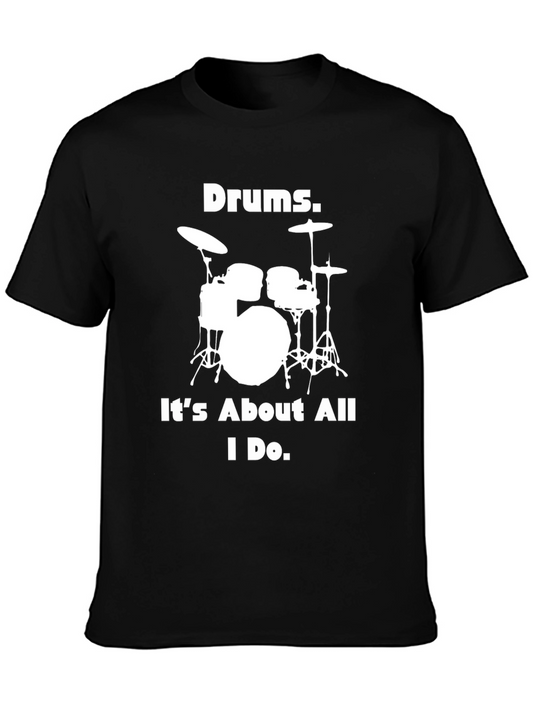 Drums T-Shirt - Musician Graphic Tee