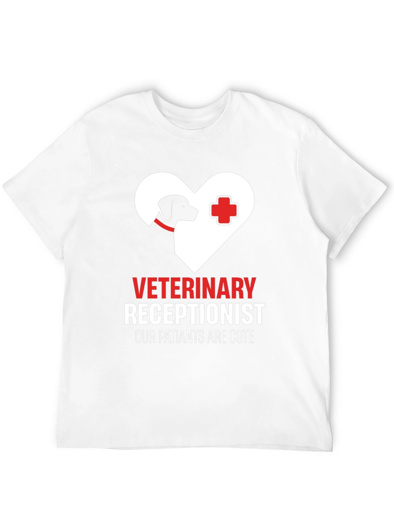 Veterinary Receptionist T-Shirt - Cute Patients Tee