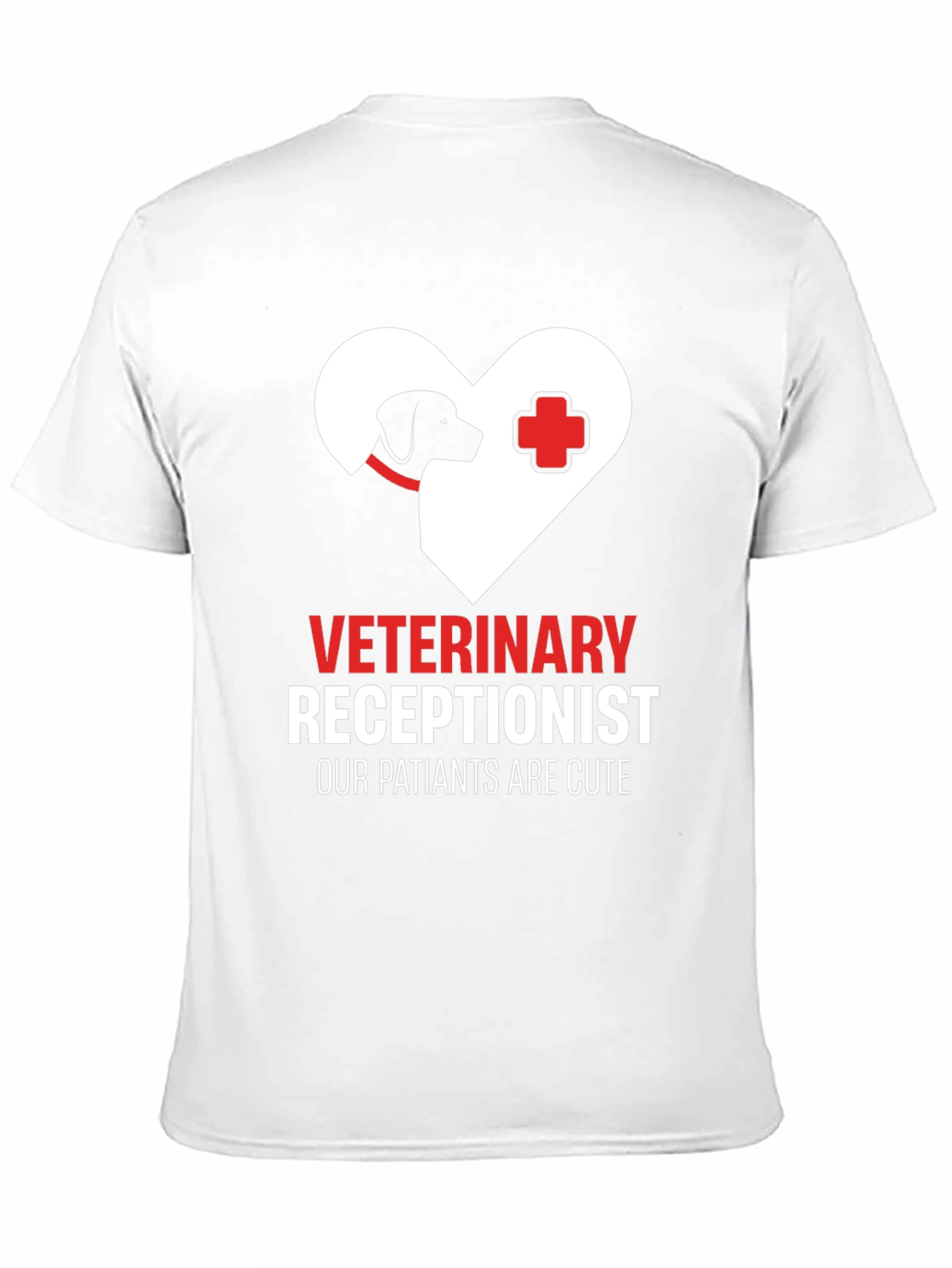 Veterinary Receptionist T-Shirt - Cute Patients Tee