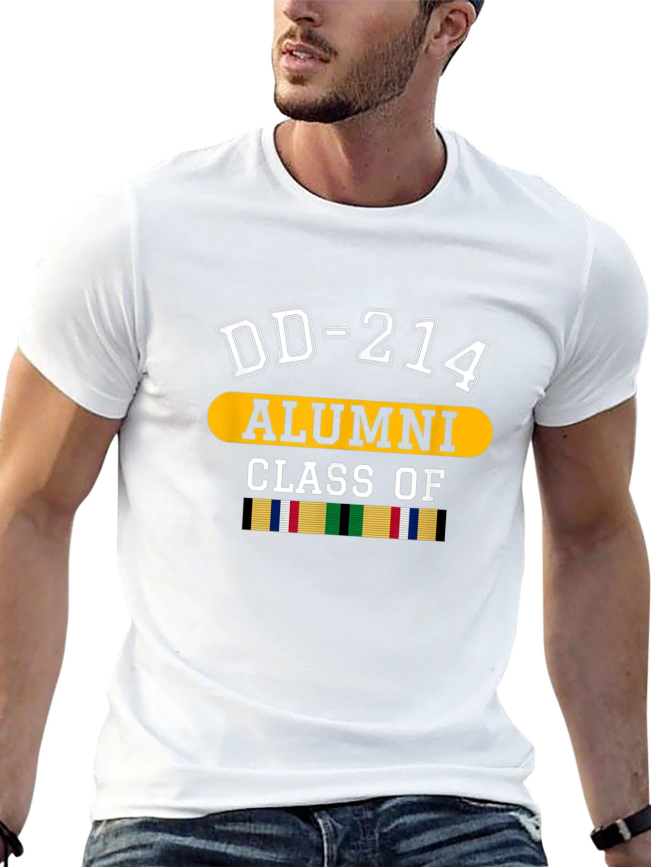 DD-214 Alumni Black Graphic T-Shirt