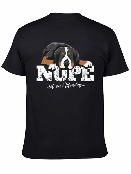 Nope Not On Monday Dog T-Shirt