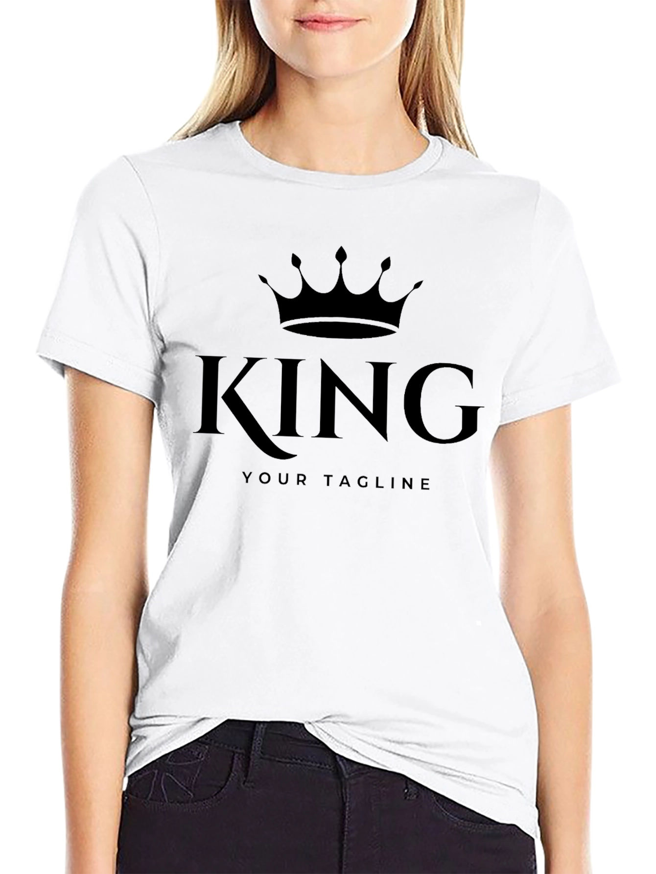 King Crown Graphic Mens T-Shirt