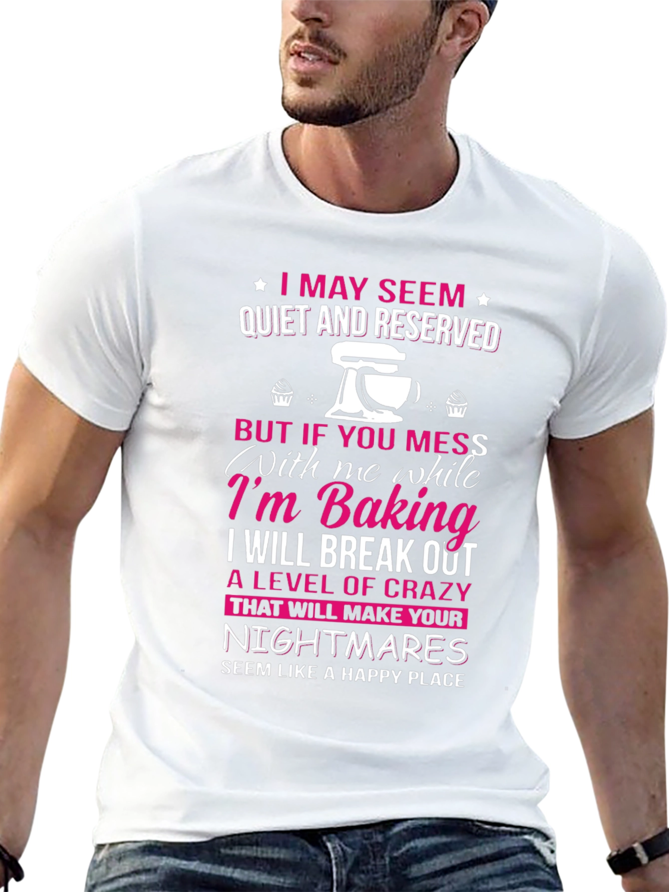 Baking Crazy T-Shirt Baker Gift Funny Baking Tee