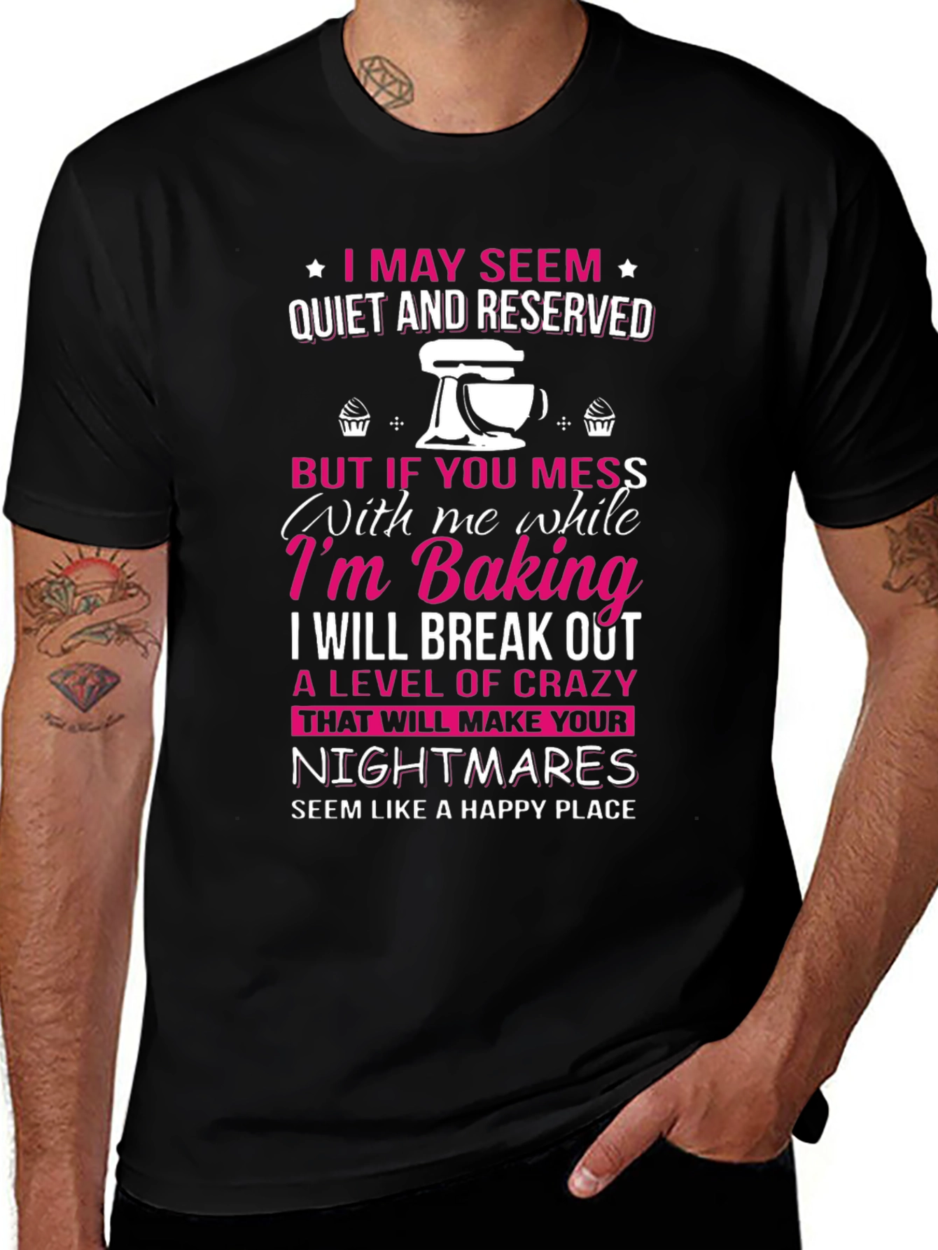 Baking Crazy T-Shirt Baker Gift Funny Baking Tee
