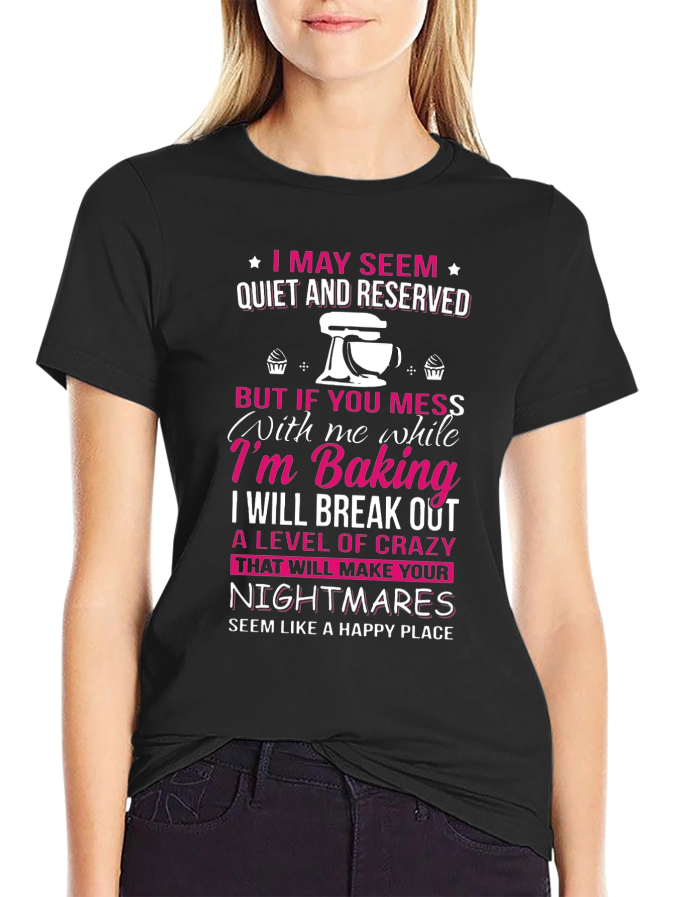 Baking Crazy T-Shirt Baker Gift Funny Baking Tee
