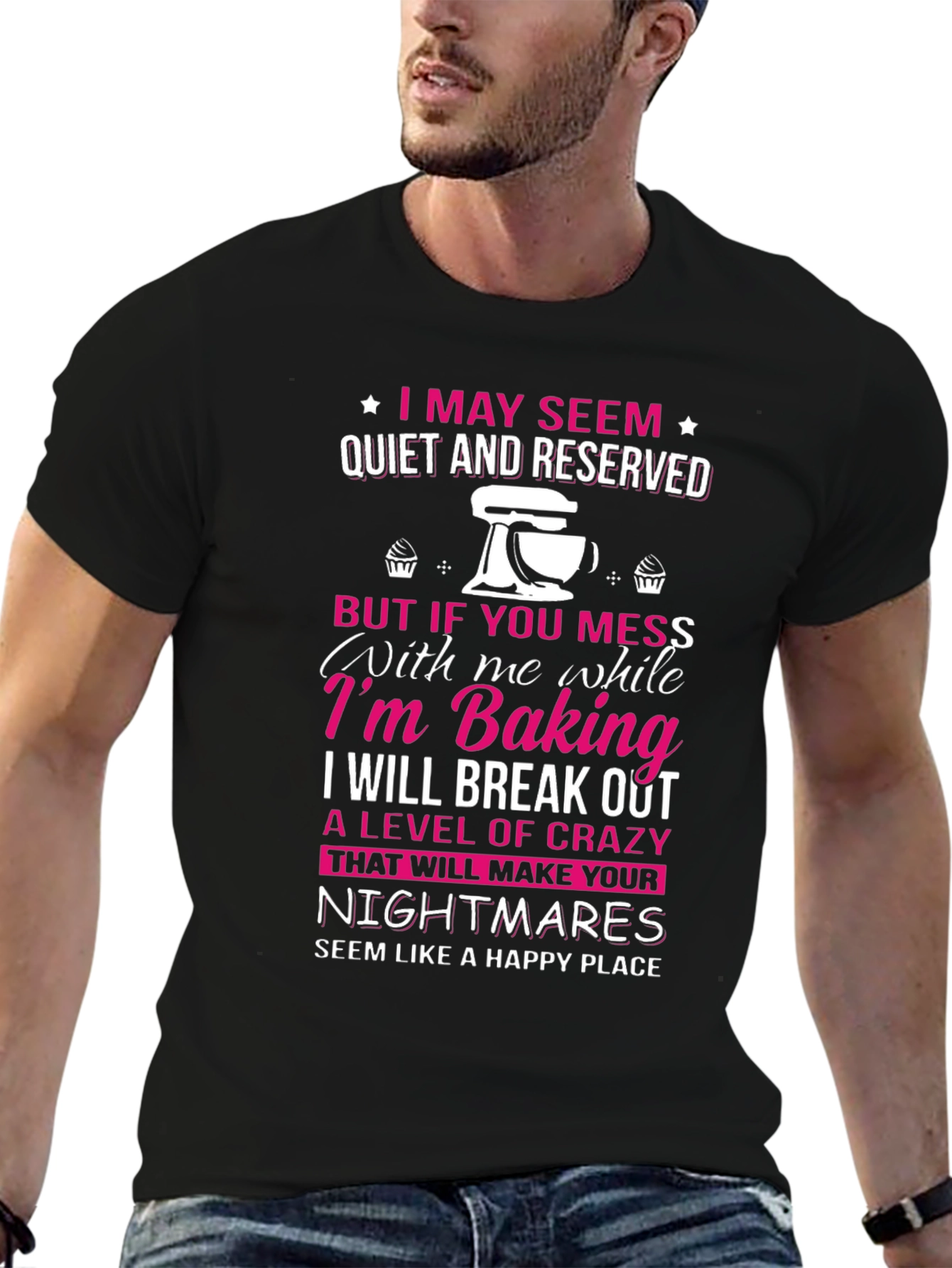 Baking Crazy T-Shirt Baker Gift Funny Baking Tee