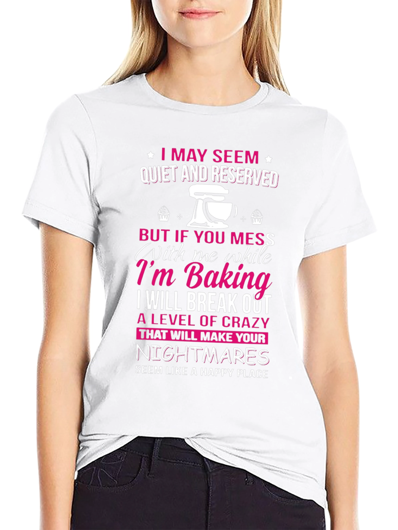 Baking Crazy T-Shirt Baker Gift Funny Baking Tee