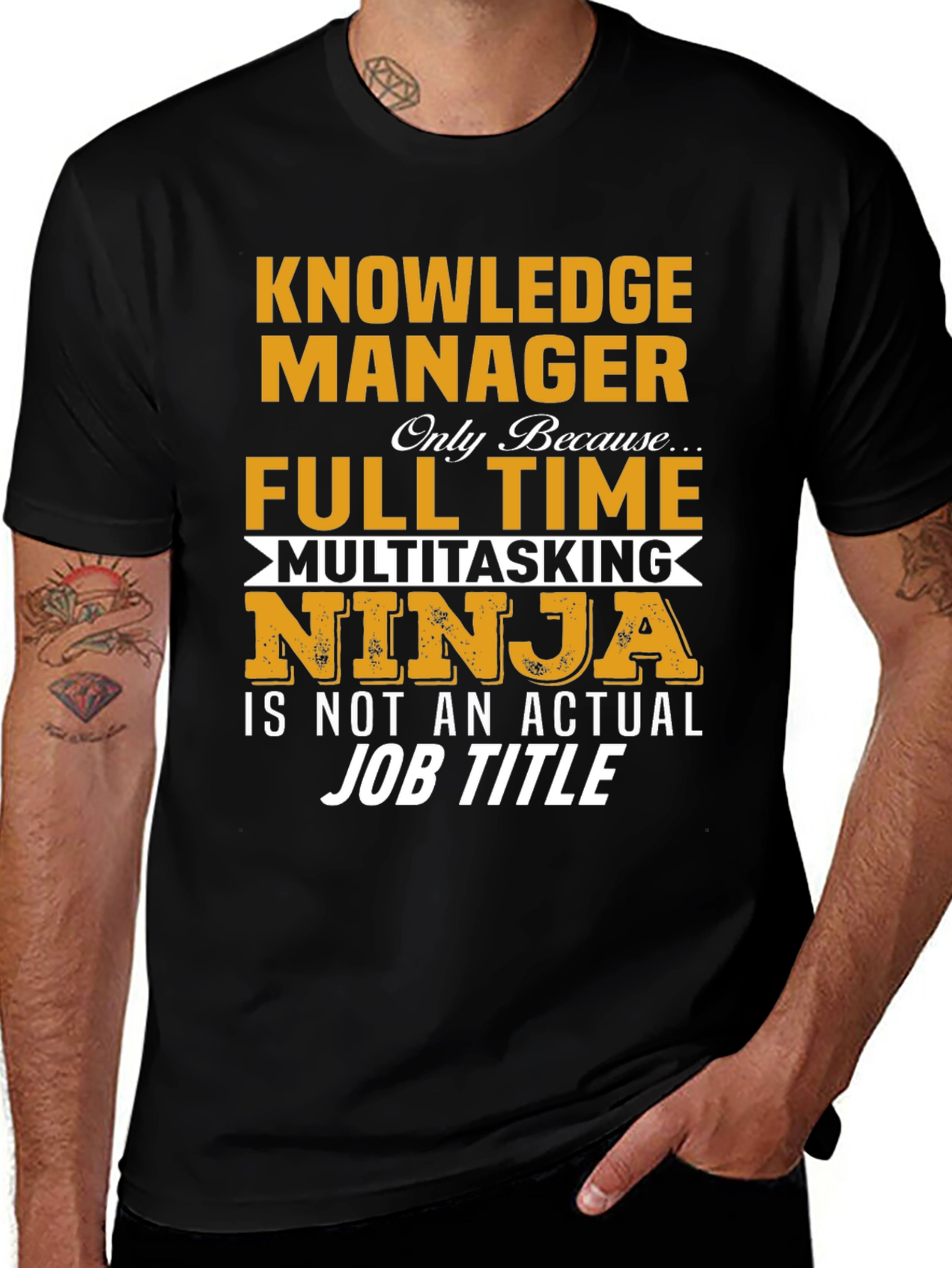 Knowledge Manager Ninja Graphic Tee