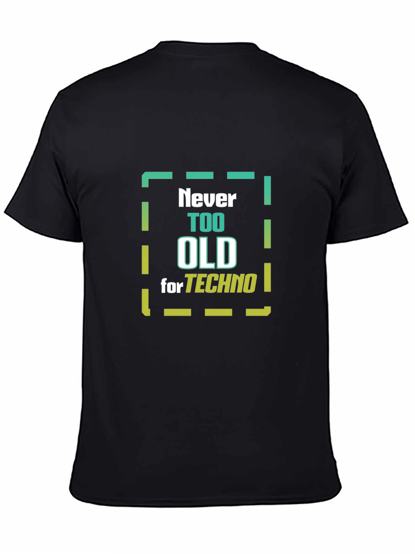 Never Too Old for Techno Graphic Tee