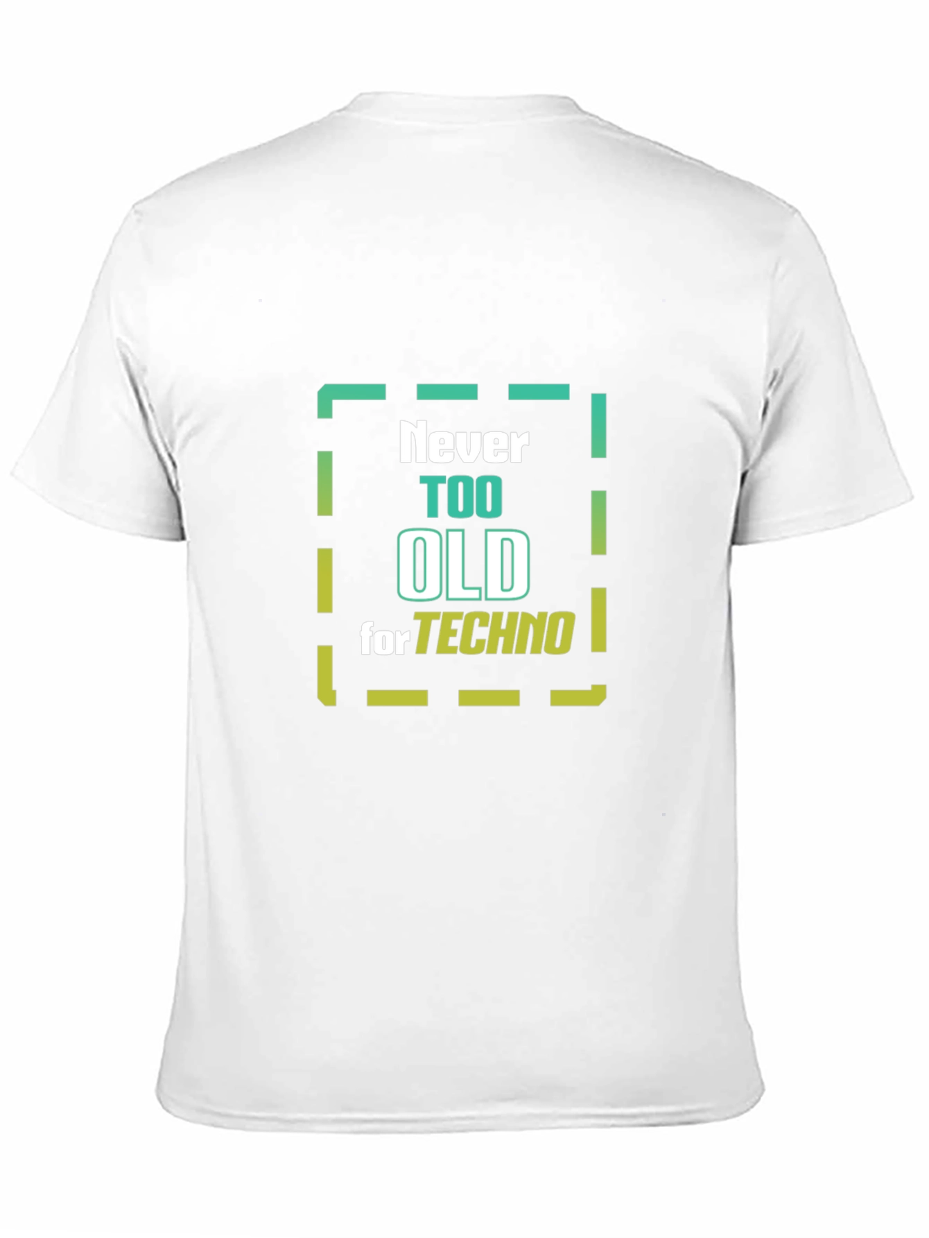 Never Too Old for Techno Graphic Tee