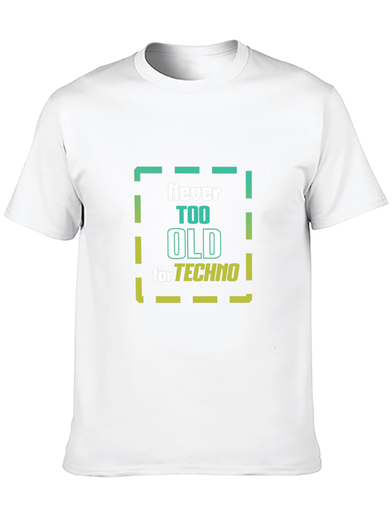 Never Too Old for Techno Graphic Tee
