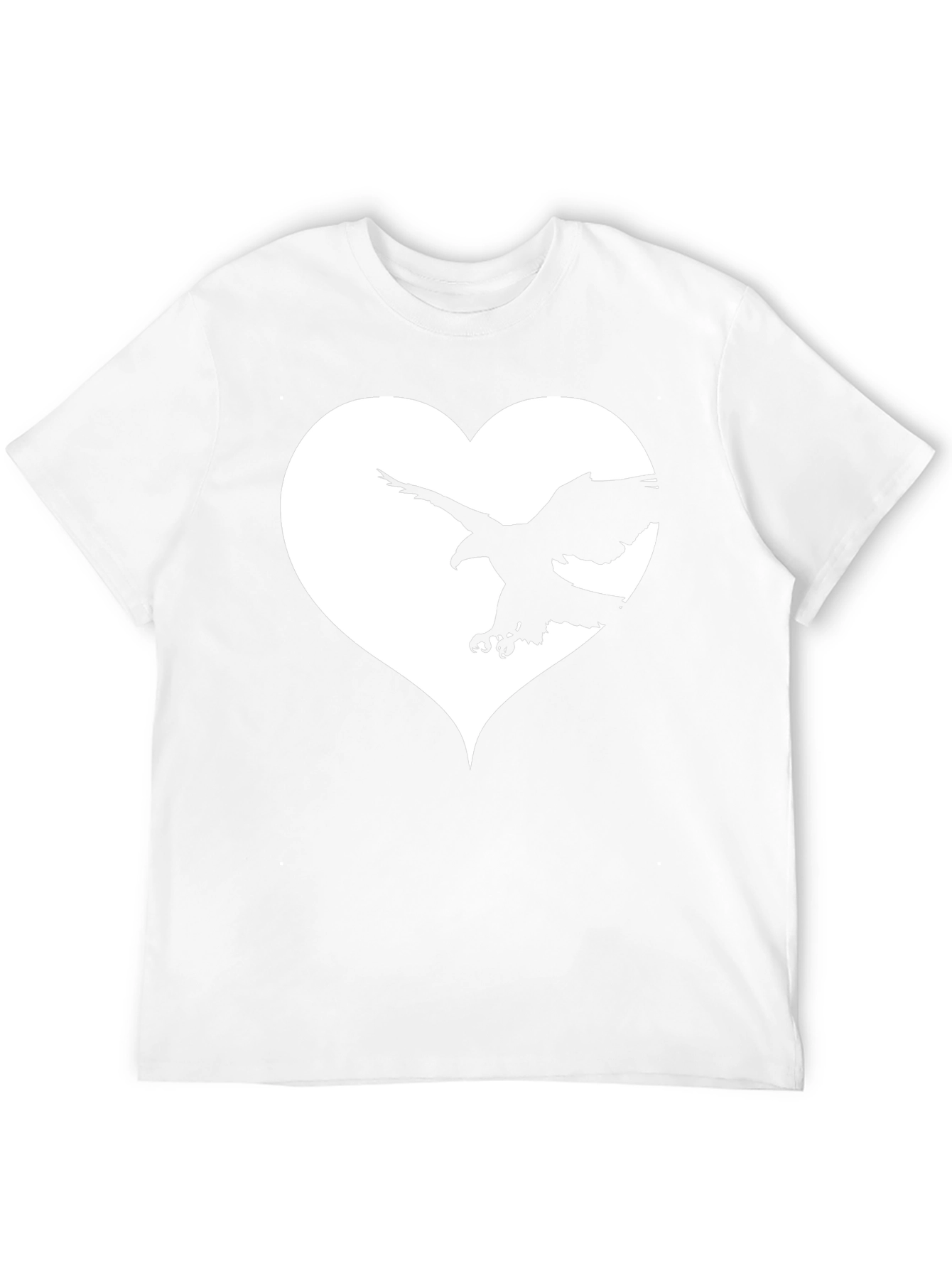 Eagle Heart Graphic Tee - Black
