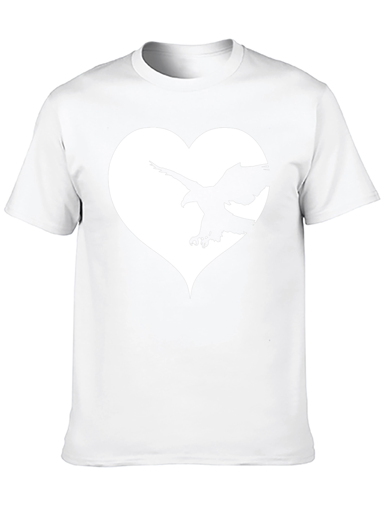 Eagle Heart Graphic Tee - Black