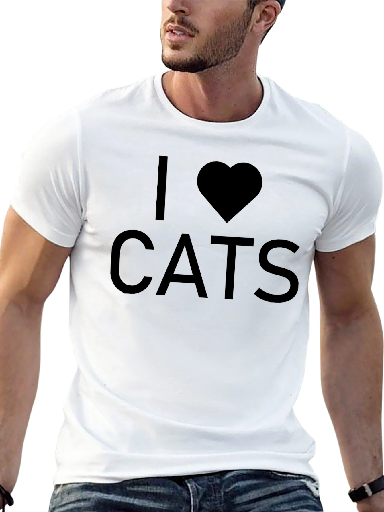 I Heart Cats T-Shirt - Stylish Comfort Tee