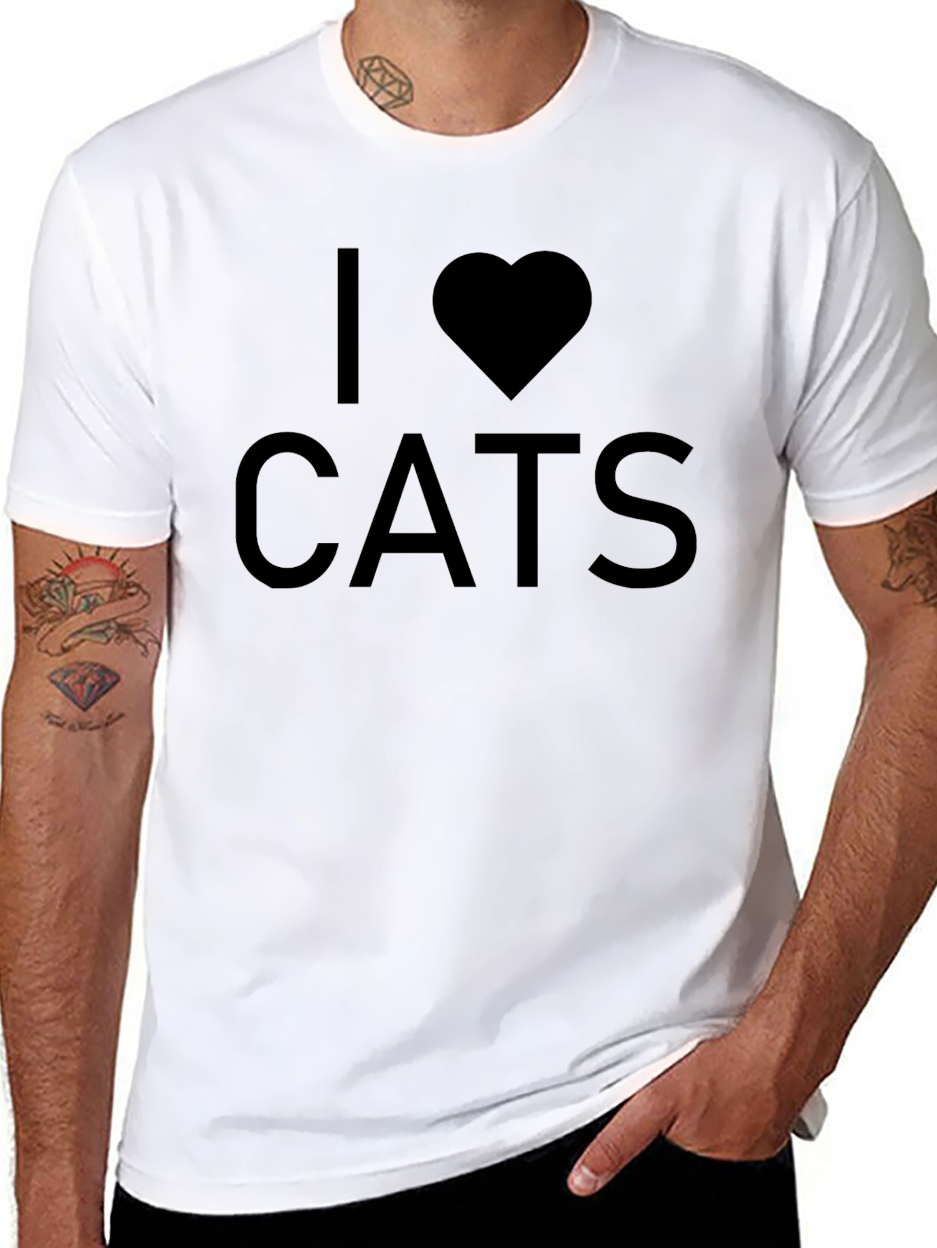 I Heart Cats T-Shirt - Stylish Comfort Tee