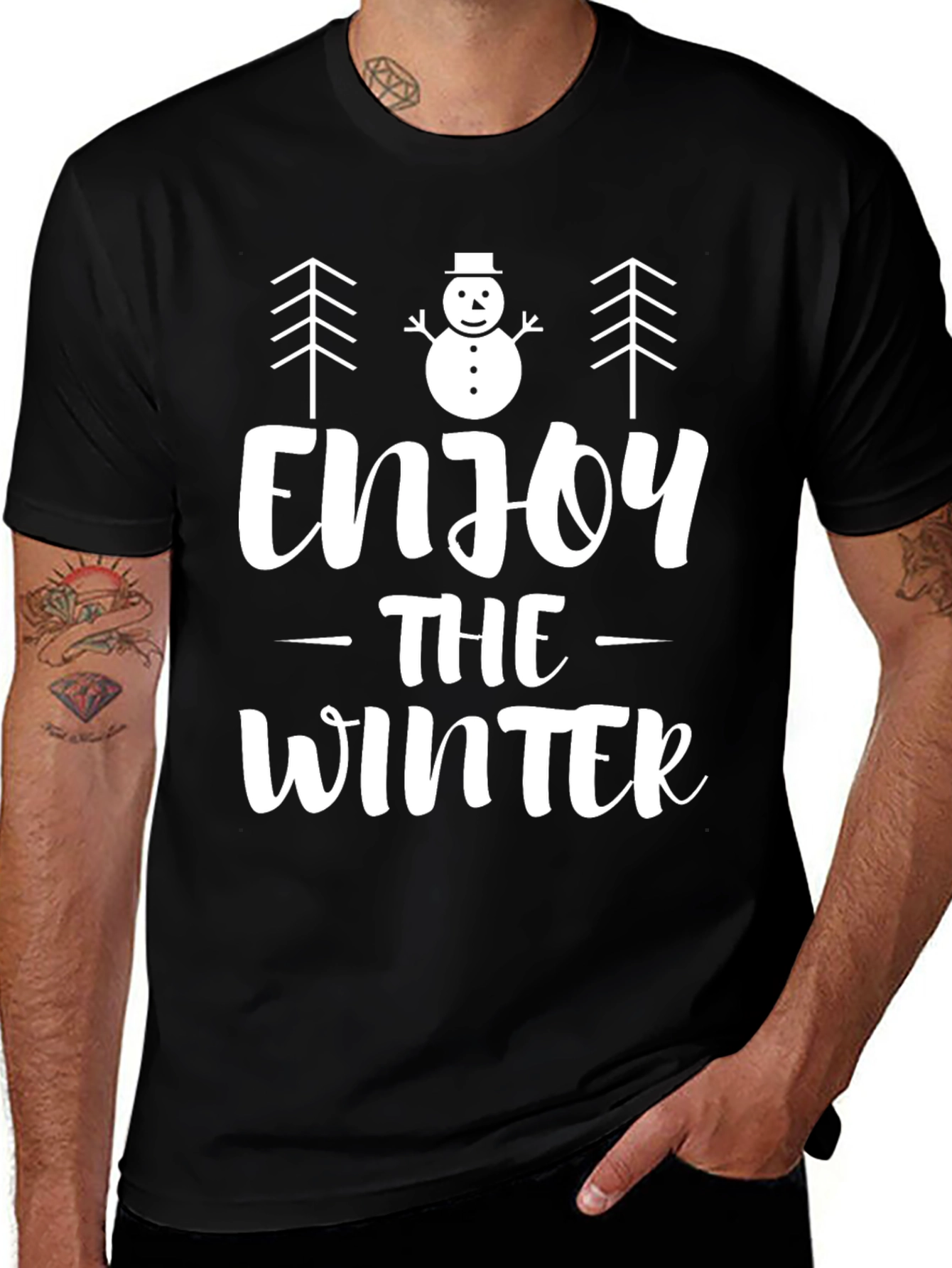 Enjoy The Winter Graphic T-Shirt