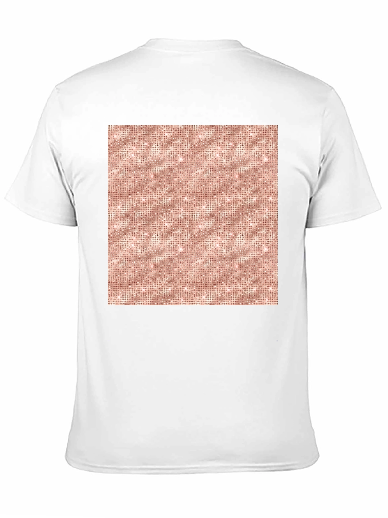 Stylish Black Tee with Geometric Print