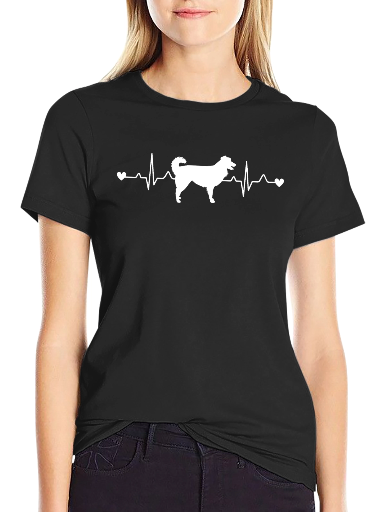 Dog Heartbeat T-Shirt - Pet Lover Tee