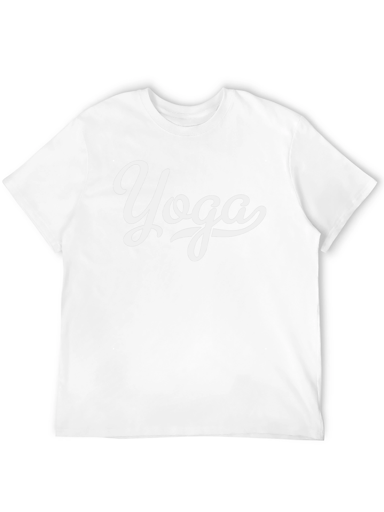 Yoga Graphic Tee - Black Cotton T-Shirt