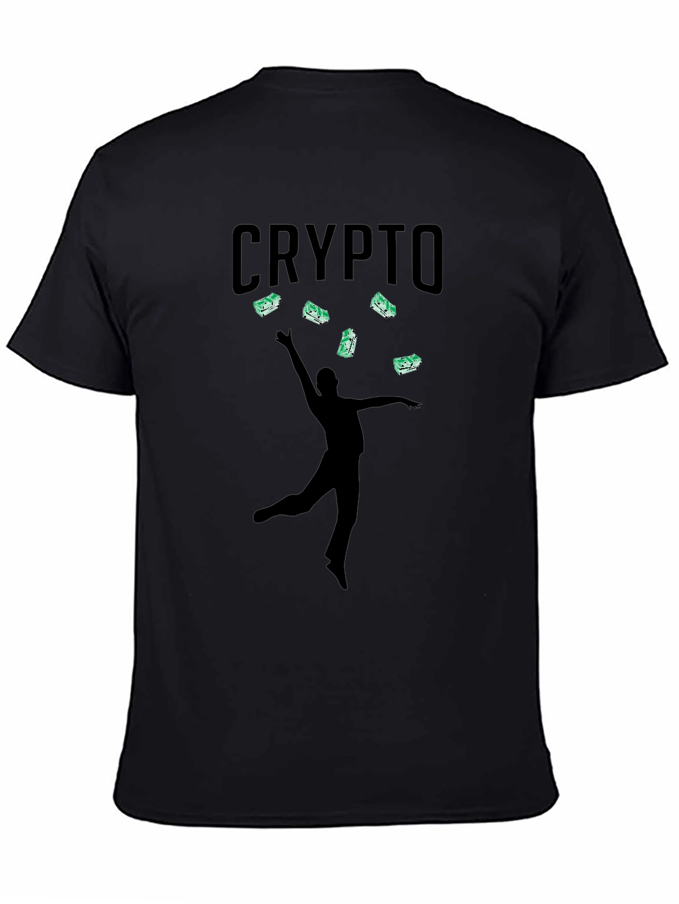 Crypto Money T-Shirt - Stylish Black Tee