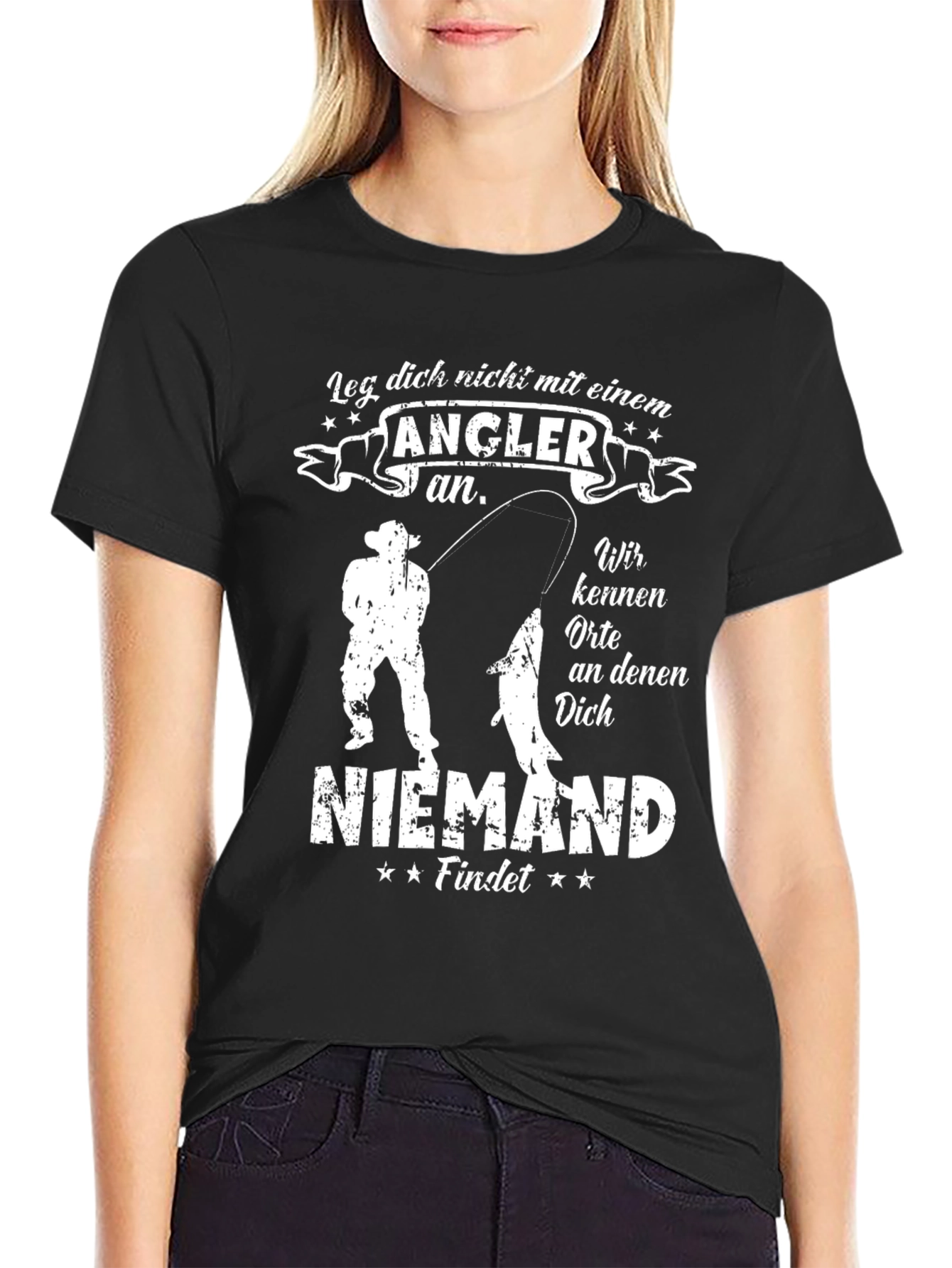 Angler T-Shirt - Fisherman Graphic Tee