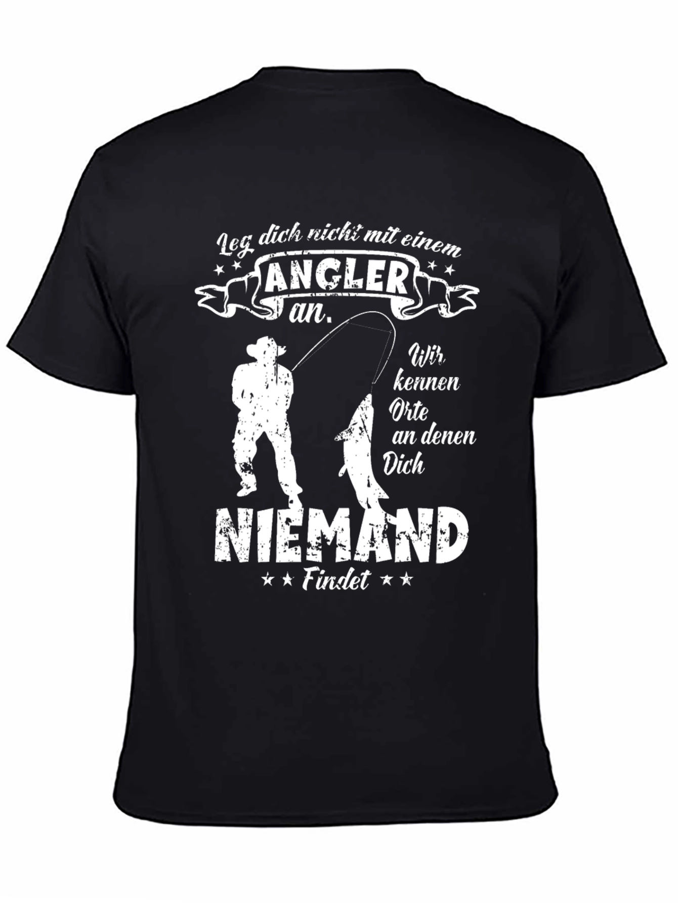 Angler T-Shirt - Fisherman Graphic Tee